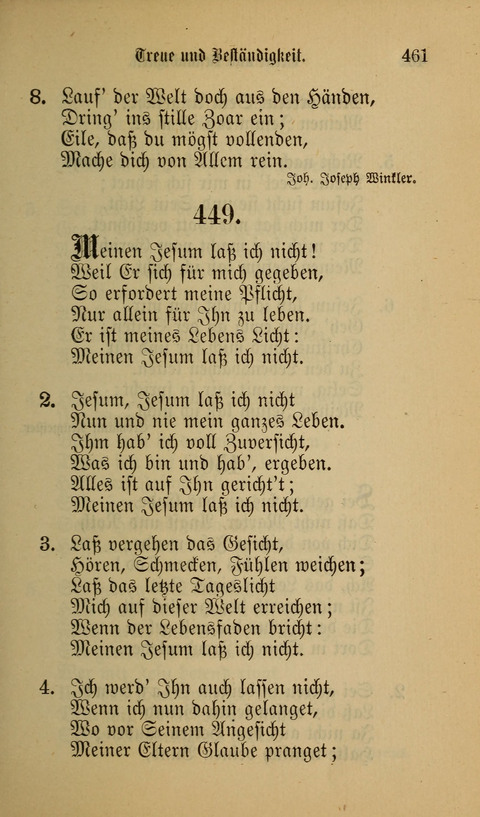 Die Glaubensharfe: Gesangbuch der deutschen Baptisten-Gemeinden. Herausgegeben auf Beschluß der Bundeskonferenz der Deutchen Baptisten-Gemeinden von America page 461