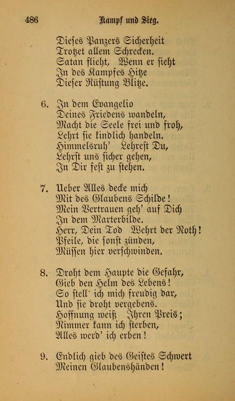 Die Glaubensharfe: Gesangbuch der deutschen Baptisten-Gemeinden. Herausgegeben auf Beschluß der Bundeskonferenz der Deutchen Baptisten-Gemeinden von America page 486