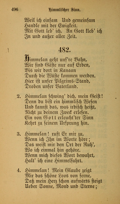 Die Glaubensharfe: Gesangbuch der deutschen Baptisten-Gemeinden. Herausgegeben auf Beschluß der Bundeskonferenz der Deutchen Baptisten-Gemeinden von America page 496