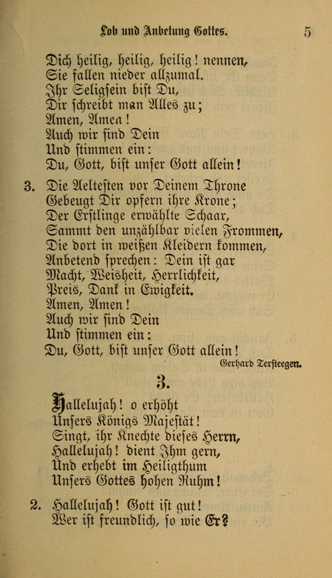 Die Glaubensharfe: Gesangbuch der deutschen Baptisten-Gemeinden. Herausgegeben auf Beschluß der Bundeskonferenz der Deutchen Baptisten-Gemeinden von America page 5