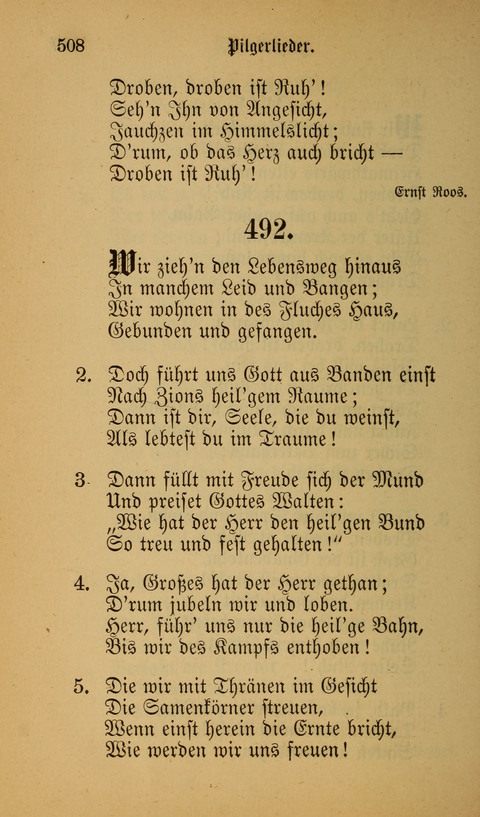 Die Glaubensharfe: Gesangbuch der deutschen Baptisten-Gemeinden. Herausgegeben auf Beschluß der Bundeskonferenz der Deutchen Baptisten-Gemeinden von America page 508