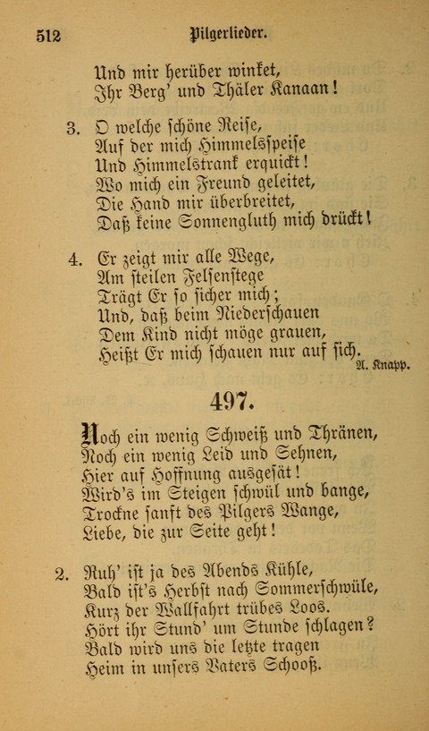 Die Glaubensharfe: Gesangbuch der deutschen Baptisten-Gemeinden. Herausgegeben auf Beschluß der Bundeskonferenz der Deutchen Baptisten-Gemeinden von America page 512