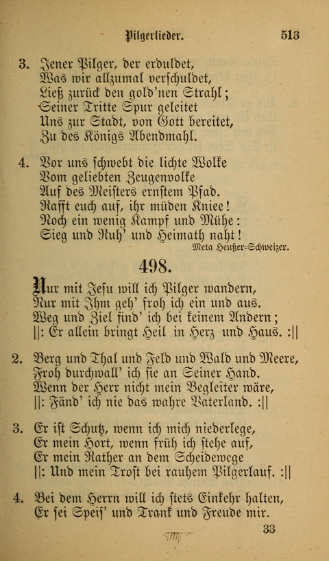 Die Glaubensharfe: Gesangbuch der deutschen Baptisten-Gemeinden. Herausgegeben auf Beschluß der Bundeskonferenz der Deutchen Baptisten-Gemeinden von America page 513