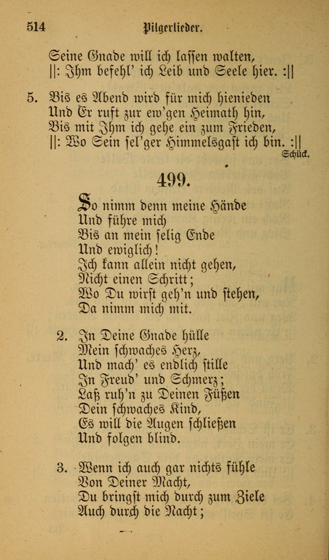 Die Glaubensharfe: Gesangbuch der deutschen Baptisten-Gemeinden. Herausgegeben auf Beschluß der Bundeskonferenz der Deutchen Baptisten-Gemeinden von America page 514