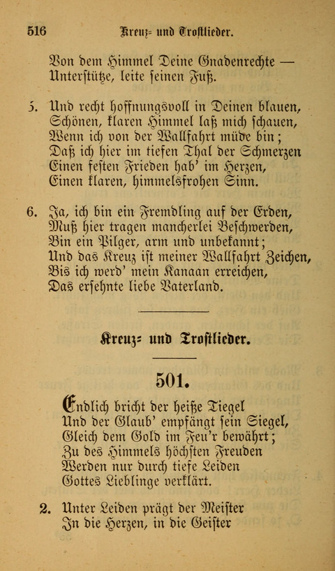 Die Glaubensharfe: Gesangbuch der deutschen Baptisten-Gemeinden. Herausgegeben auf Beschluß der Bundeskonferenz der Deutchen Baptisten-Gemeinden von America page 516