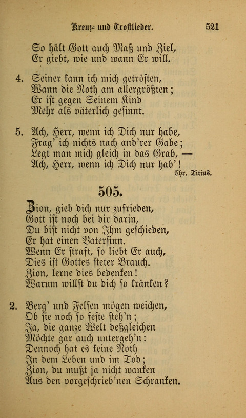 Die Glaubensharfe: Gesangbuch der deutschen Baptisten-Gemeinden. Herausgegeben auf Beschluß der Bundeskonferenz der Deutchen Baptisten-Gemeinden von America page 521