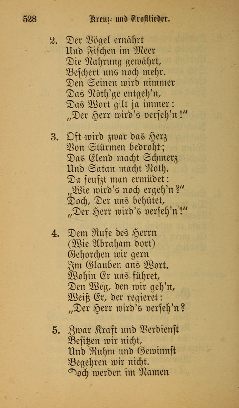 Die Glaubensharfe: Gesangbuch der deutschen Baptisten-Gemeinden. Herausgegeben auf Beschluß der Bundeskonferenz der Deutchen Baptisten-Gemeinden von America page 528