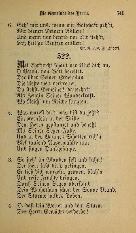 Die Glaubensharfe: Gesangbuch der deutschen Baptisten-Gemeinden. Herausgegeben auf Beschluß der Bundeskonferenz der Deutchen Baptisten-Gemeinden von America page 541