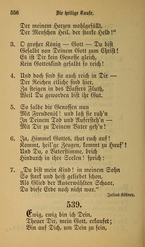 Die Glaubensharfe: Gesangbuch der deutschen Baptisten-Gemeinden. Herausgegeben auf Beschluß der Bundeskonferenz der Deutchen Baptisten-Gemeinden von America page 556