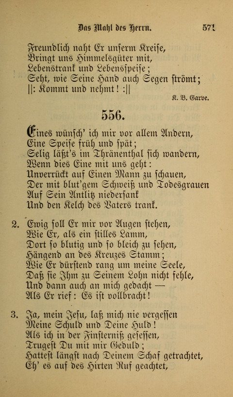 Die Glaubensharfe: Gesangbuch der deutschen Baptisten-Gemeinden. Herausgegeben auf Beschluß der Bundeskonferenz der Deutchen Baptisten-Gemeinden von America page 571