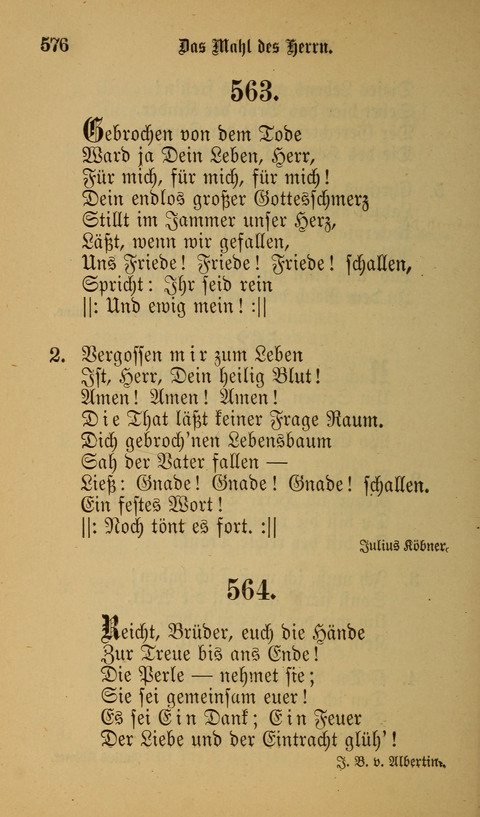 Die Glaubensharfe: Gesangbuch der deutschen Baptisten-Gemeinden. Herausgegeben auf Beschluß der Bundeskonferenz der Deutchen Baptisten-Gemeinden von America page 576