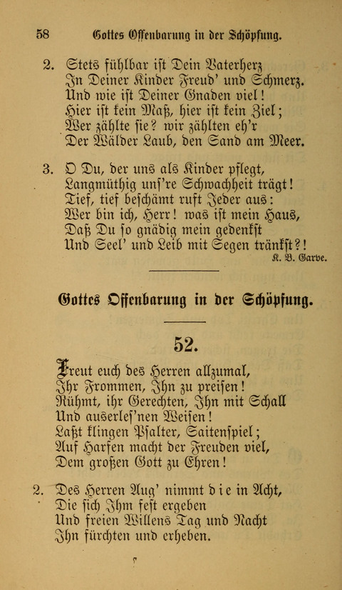 Die Glaubensharfe: Gesangbuch der deutschen Baptisten-Gemeinden. Herausgegeben auf Beschluß der Bundeskonferenz der Deutchen Baptisten-Gemeinden von America page 58