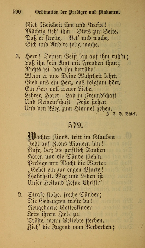 Die Glaubensharfe: Gesangbuch der deutschen Baptisten-Gemeinden. Herausgegeben auf Beschluß der Bundeskonferenz der Deutchen Baptisten-Gemeinden von America page 590