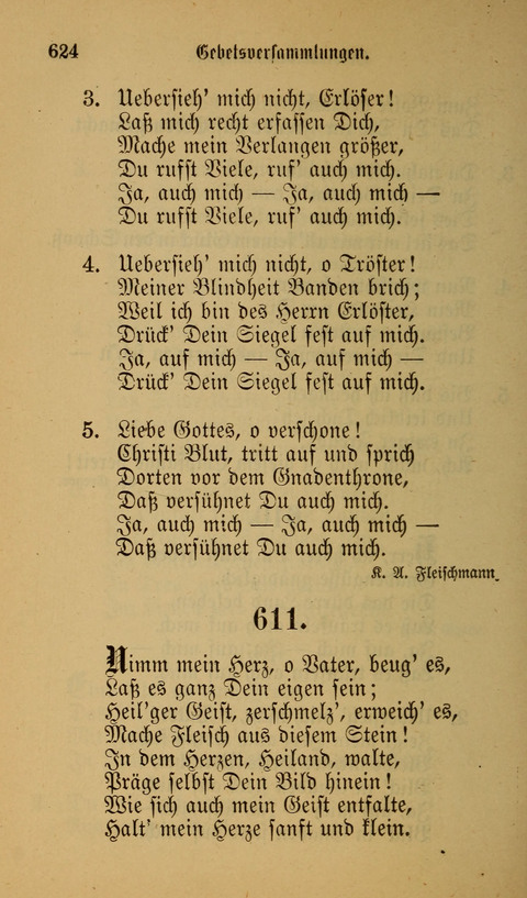 Die Glaubensharfe: Gesangbuch der deutschen Baptisten-Gemeinden. Herausgegeben auf Beschluß der Bundeskonferenz der Deutchen Baptisten-Gemeinden von America page 624