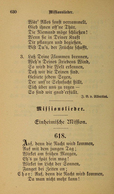 Die Glaubensharfe: Gesangbuch der deutschen Baptisten-Gemeinden. Herausgegeben auf Beschluß der Bundeskonferenz der Deutchen Baptisten-Gemeinden von America page 630