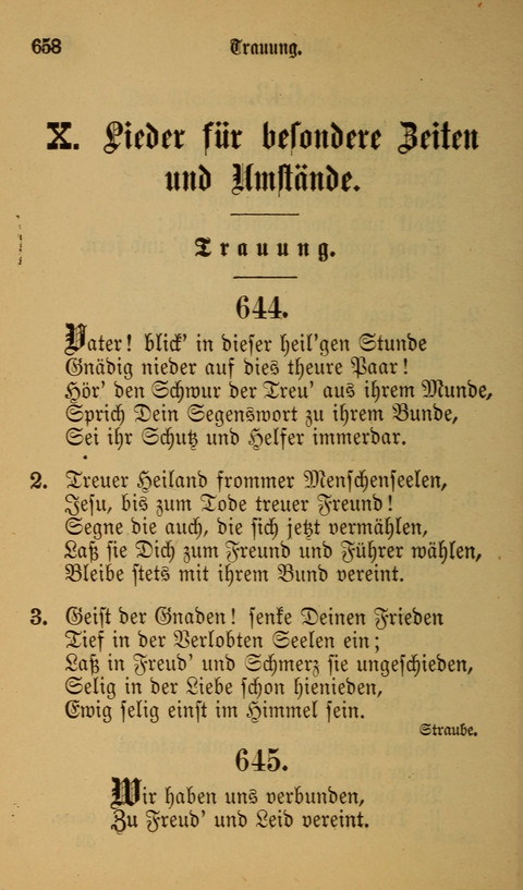 Die Glaubensharfe: Gesangbuch der deutschen Baptisten-Gemeinden. Herausgegeben auf Beschluß der Bundeskonferenz der Deutchen Baptisten-Gemeinden von America page 658