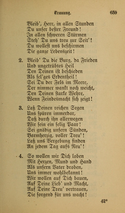 Die Glaubensharfe: Gesangbuch der deutschen Baptisten-Gemeinden. Herausgegeben auf Beschluß der Bundeskonferenz der Deutchen Baptisten-Gemeinden von America page 659