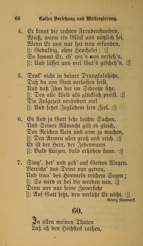 Die Glaubensharfe: Gesangbuch der deutschen Baptisten-Gemeinden. Herausgegeben auf Beschluß der Bundeskonferenz der Deutchen Baptisten-Gemeinden von America page 66