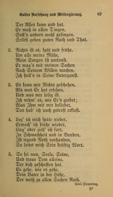 Die Glaubensharfe: Gesangbuch der deutschen Baptisten-Gemeinden. Herausgegeben auf Beschluß der Bundeskonferenz der Deutchen Baptisten-Gemeinden von America page 67