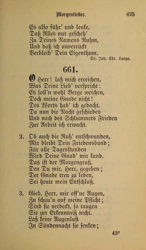 Die Glaubensharfe: Gesangbuch der deutschen Baptisten-Gemeinden. Herausgegeben auf Beschluß der Bundeskonferenz der Deutchen Baptisten-Gemeinden von America page 675