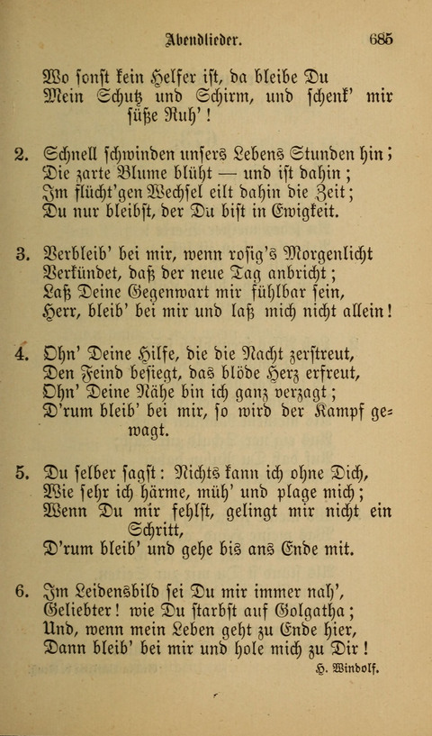 Die Glaubensharfe: Gesangbuch der deutschen Baptisten-Gemeinden. Herausgegeben auf Beschluß der Bundeskonferenz der Deutchen Baptisten-Gemeinden von America page 685