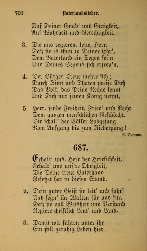 Die Glaubensharfe: Gesangbuch der deutschen Baptisten-Gemeinden. Herausgegeben auf Beschluß der Bundeskonferenz der Deutchen Baptisten-Gemeinden von America page 700