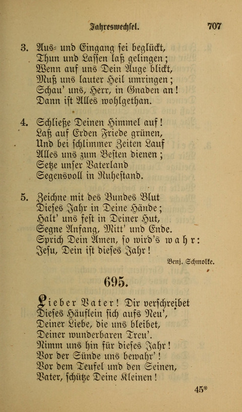 Die Glaubensharfe: Gesangbuch der deutschen Baptisten-Gemeinden. Herausgegeben auf Beschluß der Bundeskonferenz der Deutchen Baptisten-Gemeinden von America page 707