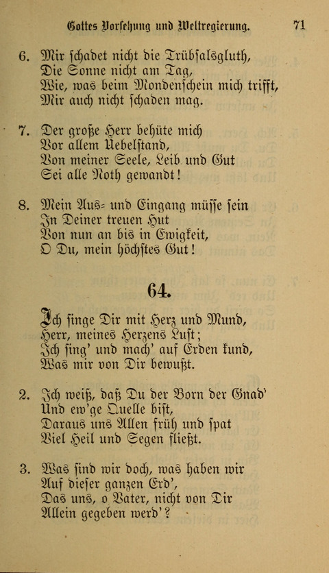 Die Glaubensharfe: Gesangbuch der deutschen Baptisten-Gemeinden. Herausgegeben auf Beschluß der Bundeskonferenz der Deutchen Baptisten-Gemeinden von America page 71