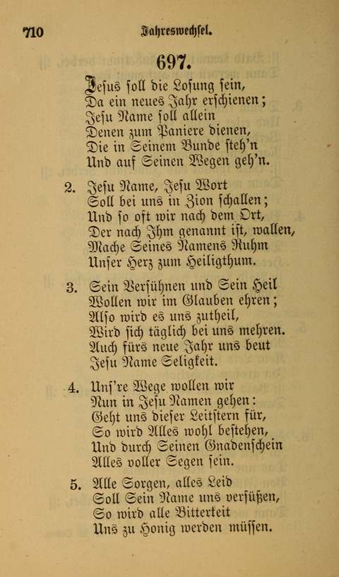 Die Glaubensharfe: Gesangbuch der deutschen Baptisten-Gemeinden. Herausgegeben auf Beschluß der Bundeskonferenz der Deutchen Baptisten-Gemeinden von America page 710