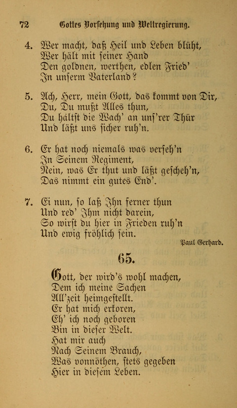 Die Glaubensharfe: Gesangbuch der deutschen Baptisten-Gemeinden. Herausgegeben auf Beschluß der Bundeskonferenz der Deutchen Baptisten-Gemeinden von America page 72