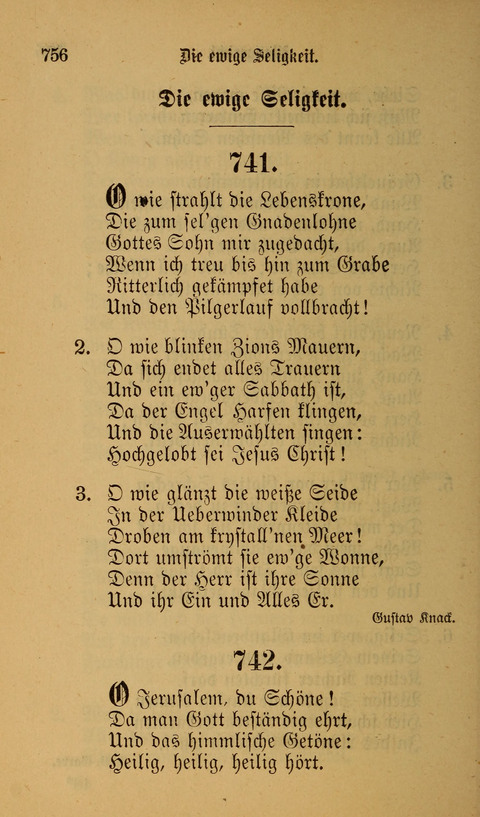 Die Glaubensharfe: Gesangbuch der deutschen Baptisten-Gemeinden. Herausgegeben auf Beschluß der Bundeskonferenz der Deutchen Baptisten-Gemeinden von America page 756