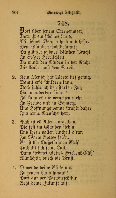 Die Glaubensharfe: Gesangbuch der deutschen Baptisten-Gemeinden. Herausgegeben auf Beschluß der Bundeskonferenz der Deutchen Baptisten-Gemeinden von America page 764