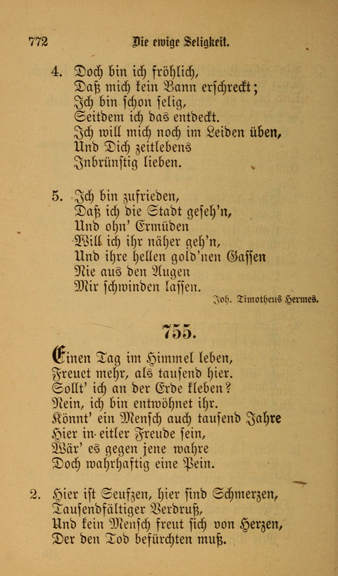 Die Glaubensharfe: Gesangbuch der deutschen Baptisten-Gemeinden. Herausgegeben auf Beschluß der Bundeskonferenz der Deutchen Baptisten-Gemeinden von America page 772