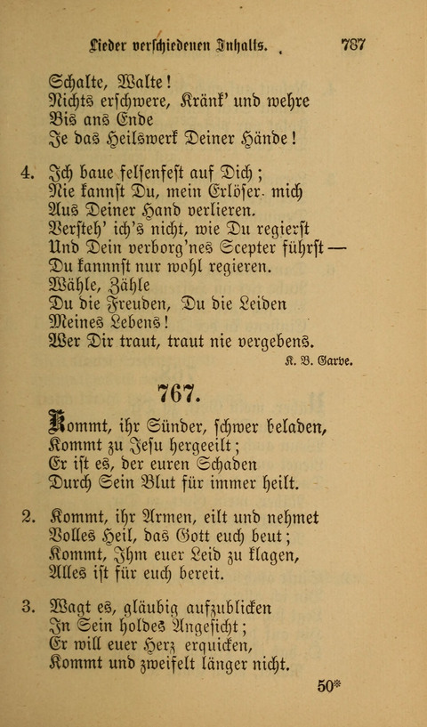 Die Glaubensharfe: Gesangbuch der deutschen Baptisten-Gemeinden. Herausgegeben auf Beschluß der Bundeskonferenz der Deutchen Baptisten-Gemeinden von America page 787