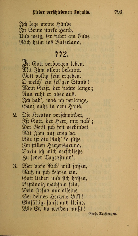 Die Glaubensharfe: Gesangbuch der deutschen Baptisten-Gemeinden. Herausgegeben auf Beschluß der Bundeskonferenz der Deutchen Baptisten-Gemeinden von America page 793