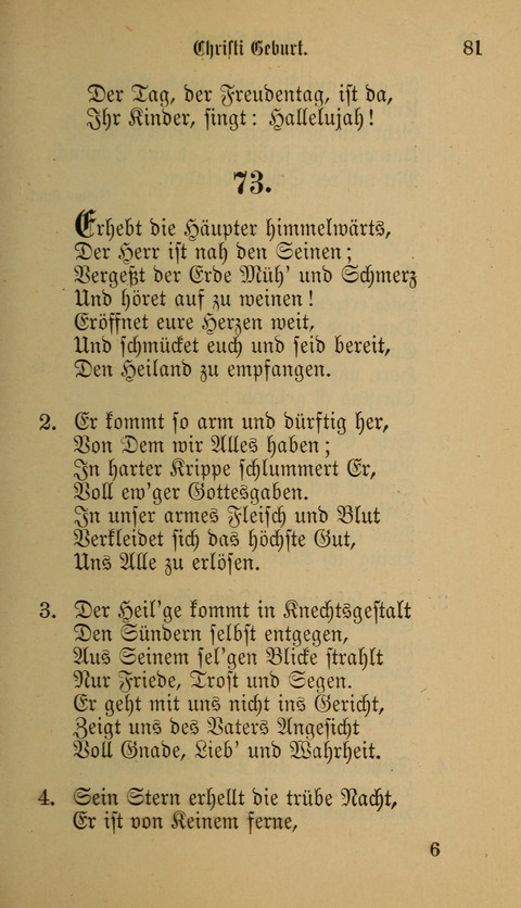 Die Glaubensharfe: Gesangbuch der deutschen Baptisten-Gemeinden. Herausgegeben auf Beschluß der Bundeskonferenz der Deutchen Baptisten-Gemeinden von America page 81