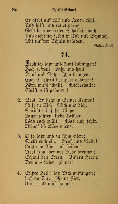 Die Glaubensharfe: Gesangbuch der deutschen Baptisten-Gemeinden. Herausgegeben auf Beschluß der Bundeskonferenz der Deutchen Baptisten-Gemeinden von America page 82