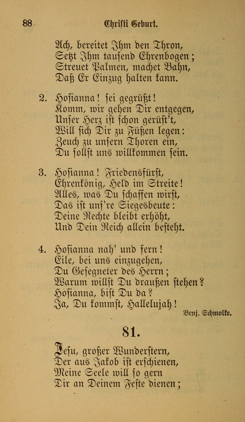 Die Glaubensharfe: Gesangbuch der deutschen Baptisten-Gemeinden. Herausgegeben auf Beschluß der Bundeskonferenz der Deutchen Baptisten-Gemeinden von America page 88