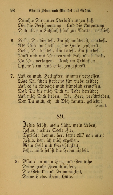 Die Glaubensharfe: Gesangbuch der deutschen Baptisten-Gemeinden. Herausgegeben auf Beschluß der Bundeskonferenz der Deutchen Baptisten-Gemeinden von America page 98