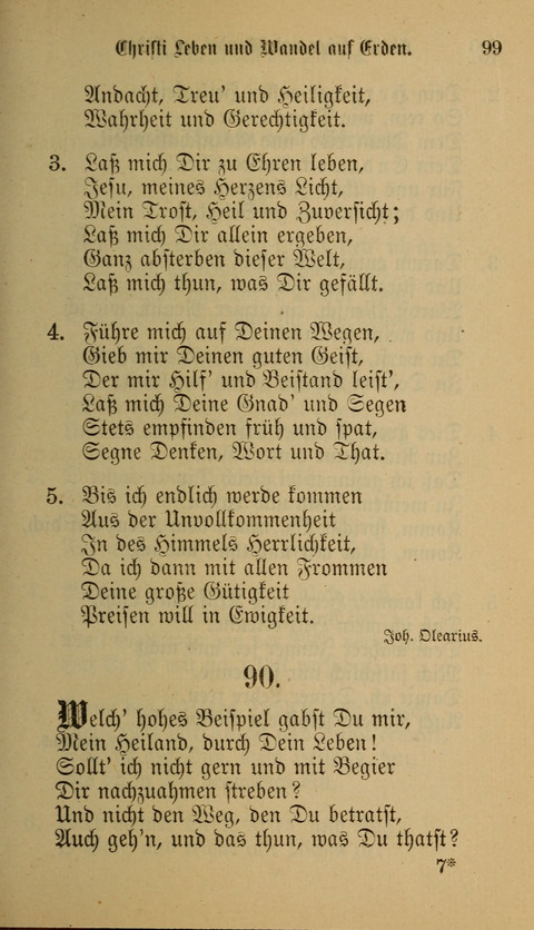 Die Glaubensharfe: Gesangbuch der deutschen Baptisten-Gemeinden. Herausgegeben auf Beschluß der Bundeskonferenz der Deutchen Baptisten-Gemeinden von America page 99