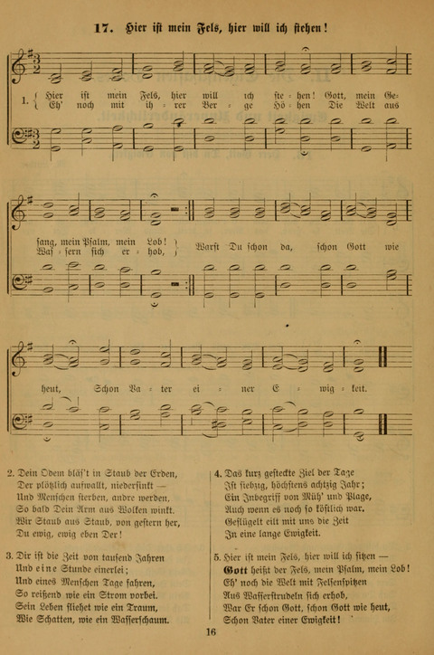 Die Glaubensharfe (With Melodies): Gesangbuch der deutschen Baptisten-Gemeinden. Herausgegeben auf Beschluß der Bundeskonferenz der Deutchen Baptisten-Gemeinden von America (2. ed) page 16