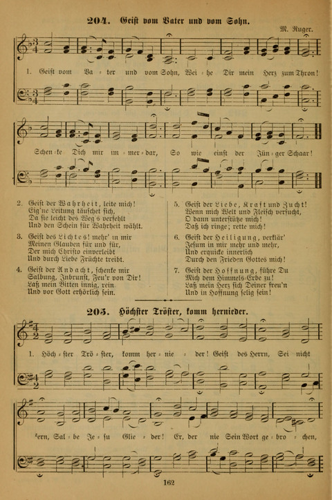 Die Glaubensharfe (With Melodies): Gesangbuch der deutschen Baptisten-Gemeinden. Herausgegeben auf Beschluß der Bundeskonferenz der Deutchen Baptisten-Gemeinden von America (2. ed) page 162