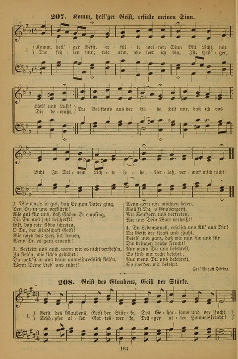 Die Glaubensharfe (With Melodies): Gesangbuch der deutschen Baptisten-Gemeinden. Herausgegeben auf Beschluß der Bundeskonferenz der Deutchen Baptisten-Gemeinden von America (2. ed) page 164