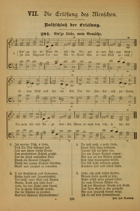 Die Glaubensharfe (With Melodies): Gesangbuch der deutschen Baptisten-Gemeinden. Herausgegeben auf Beschluß der Bundeskonferenz der Deutchen Baptisten-Gemeinden von America (2. ed) page 226