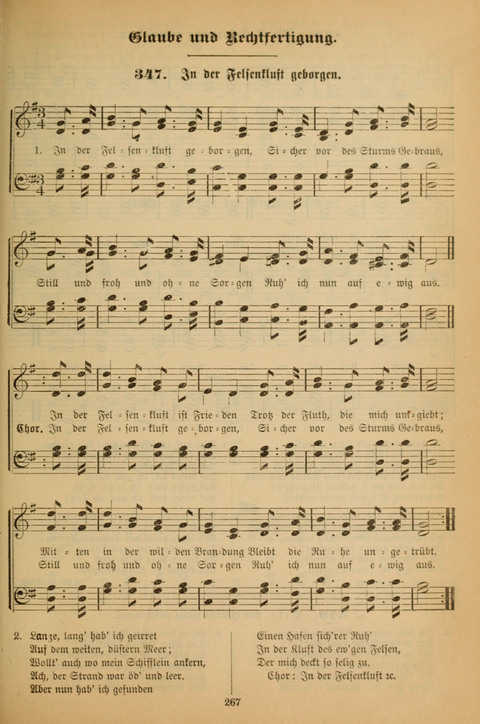 Die Glaubensharfe (With Melodies): Gesangbuch der deutschen Baptisten-Gemeinden. Herausgegeben auf Beschluß der Bundeskonferenz der Deutchen Baptisten-Gemeinden von America (2. ed) page 267