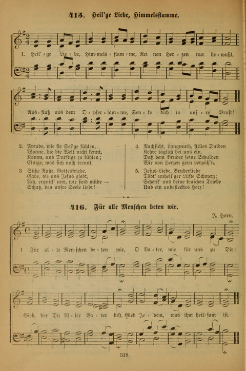 Die Glaubensharfe (With Melodies): Gesangbuch der deutschen Baptisten-Gemeinden. Herausgegeben auf Beschluß der Bundeskonferenz der Deutchen Baptisten-Gemeinden von America (2. ed) page 318