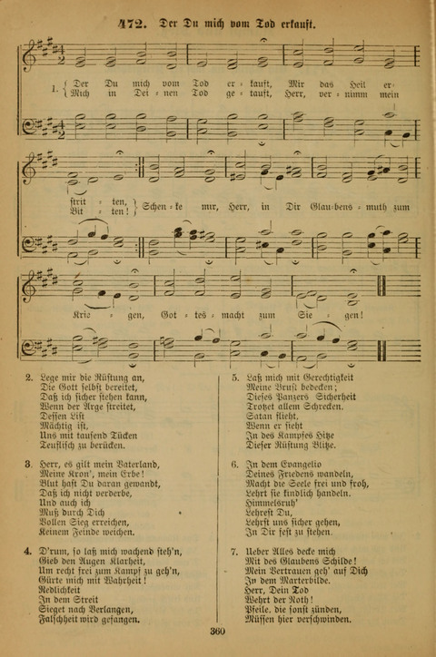 Die Glaubensharfe (With Melodies): Gesangbuch der deutschen Baptisten-Gemeinden. Herausgegeben auf Beschluß der Bundeskonferenz der Deutchen Baptisten-Gemeinden von America (2. ed) page 360