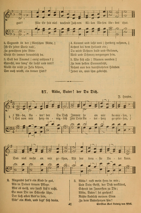 Die Glaubensharfe (With Melodies): Gesangbuch der deutschen Baptisten-Gemeinden. Herausgegeben auf Beschluß der Bundeskonferenz der Deutchen Baptisten-Gemeinden von America (2. ed) page 41