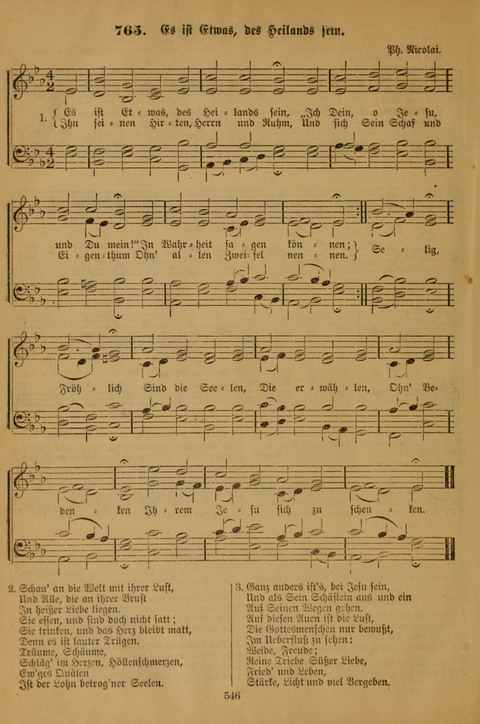 Die Glaubensharfe (With Melodies): Gesangbuch der deutschen Baptisten-Gemeinden. Herausgegeben auf Beschluß der Bundeskonferenz der Deutchen Baptisten-Gemeinden von America (2. ed) page 546