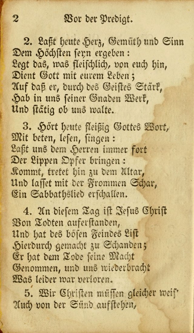 Die Gemeinschaftliche Liedersammlung: zum allgemeinen Gebrauch des wahren Gottesdienstes: mit einem inhalt sammt zwensachen register versehen (3 aufl.) page 2